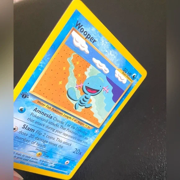 Pokemon 1st Edition pokemon card Wooper 82/111 - Picture 8 of 9